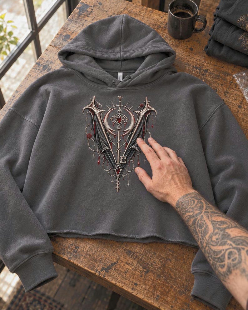 Veilkeeper Cropped Hoodie — Hoodies & Sweatshirts
