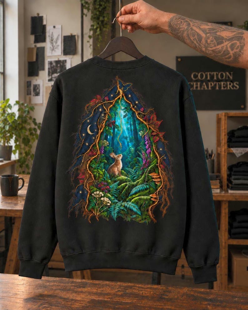 The Moth That Unstitched the Night — Hoodies & Sweatshirts